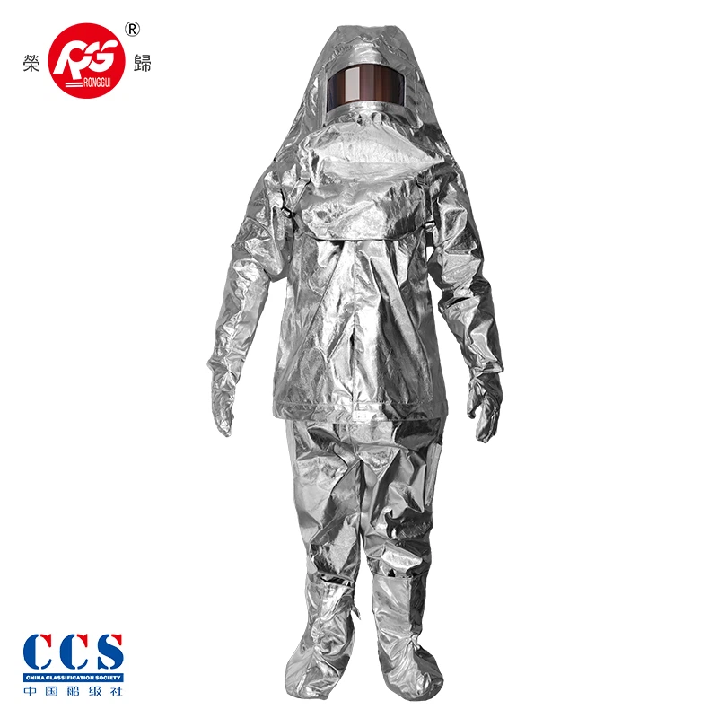 Feuerfester Anzug aus Aluminiumfolie